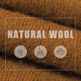 100% Merino Wool Raglan Turtleneck Sweater