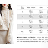100% Merino Wool Turtleneck Casual Cable Knit Sweater