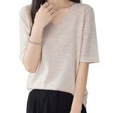 100% Merino Wool V-Neck Short Sleeve Base Layer Tee