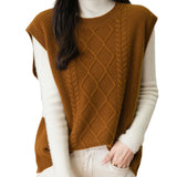 100% Merino Wool Crewneck Sweater Vest