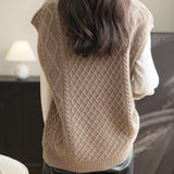 100% Merino Wool V-Neck Sweater Vest