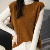 100% Merino Wool Crewneck Sweater Vest