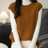 100% Merino Wool Crewneck Sweater Vest