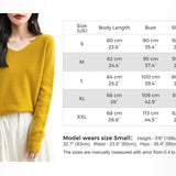 100% Merino Wool V-Neck Seamless Casual Sweater