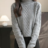 100% Merino Wool Turtleneck Sweater