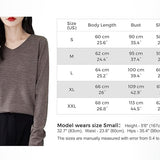 100% Merino Wool V-Neck Sweater