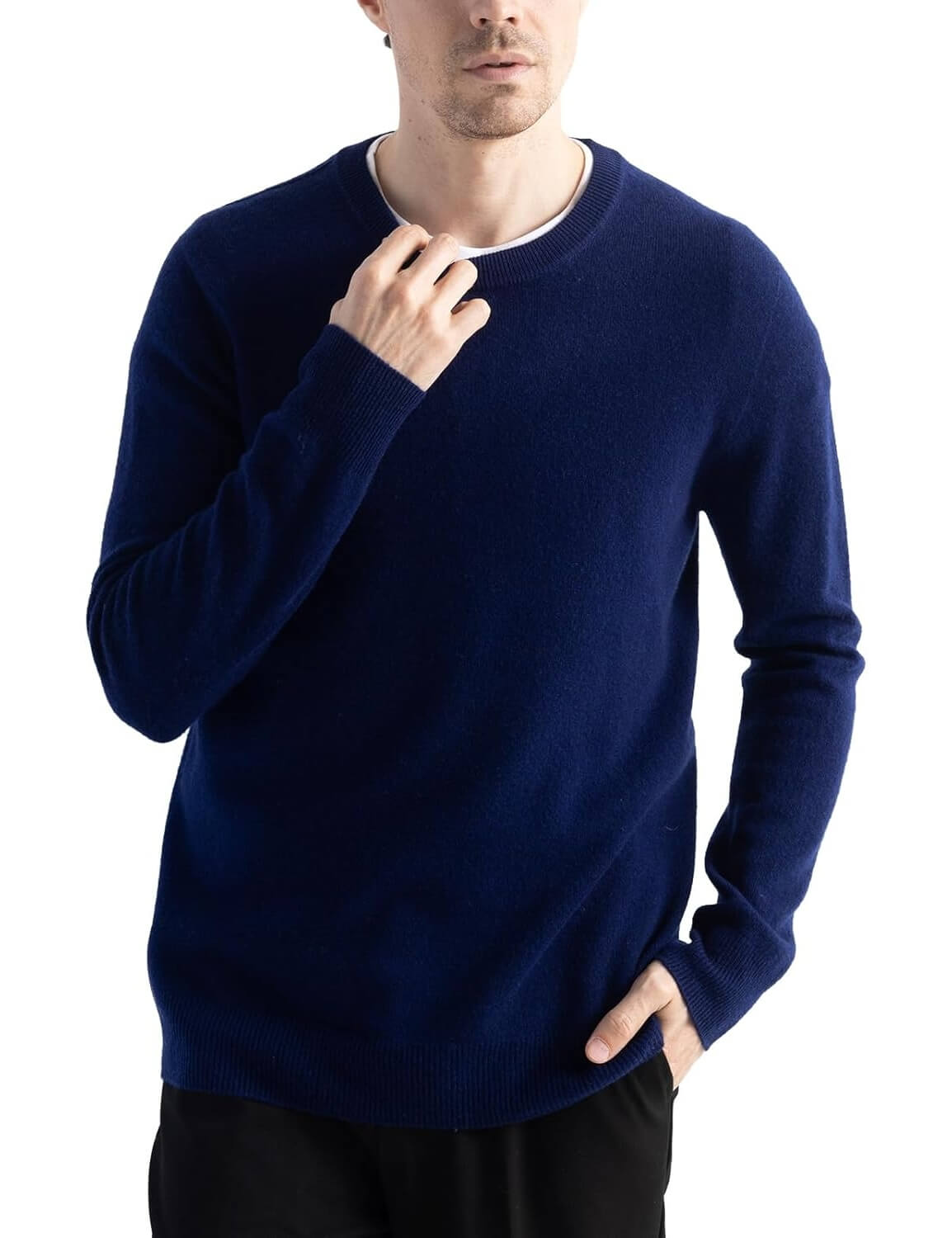 오스트레일리안 메리노 울 크루넥 스웨터