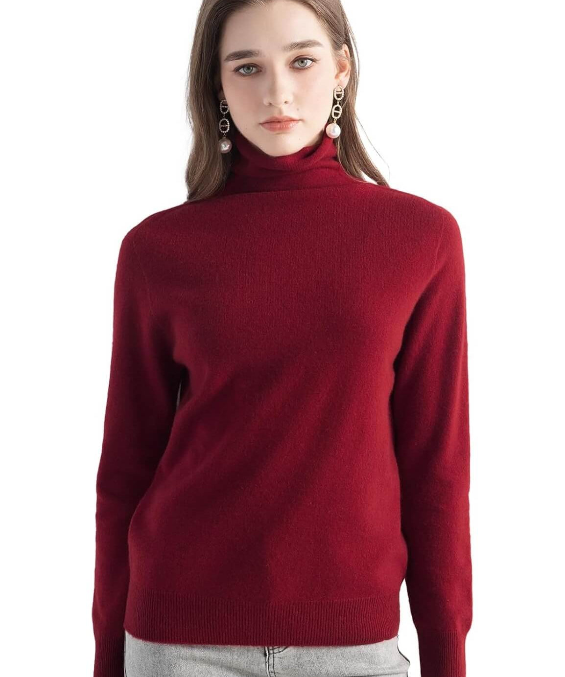 Mongolian Cashmere Turtleneck Sweater