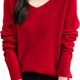 Chanyarn Women's 100% Merino Wool Crewneck Sweater 2025 First-Line Ready to Wear Long Sleeve Seamless Knit Sweater