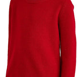 Chanyarn Girls 100% Merino Wool Sweater 2025 Fall Winter Kids Solid Crew Neck Warm Soft Long Sleeve Knit Pullover Jumper