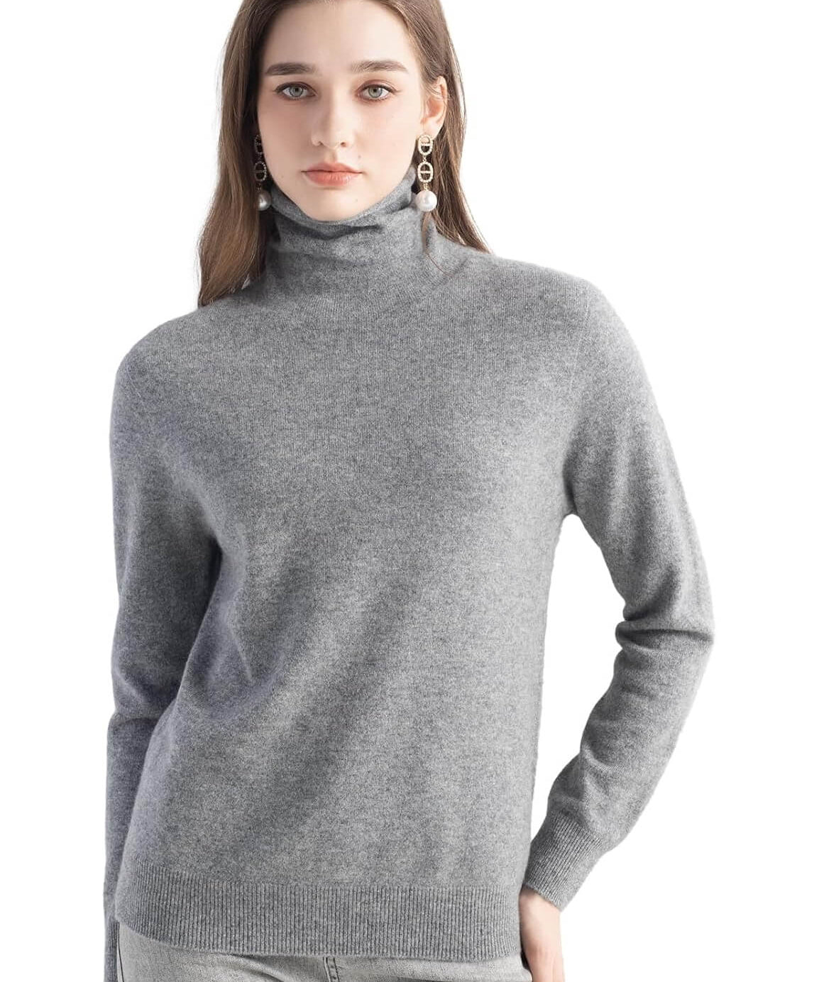 Mongolian Cashmere Turtleneck Sweater