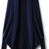 Women's Merino Wool Oversized Cardigan 2025 Fall Winter Open Front Batwing Sleeve Rib Knit Slouchy Cardigan Sweater