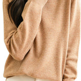 Chanyarn Women's 100% Merino Wool Seamless Sweater Mock Neck First-Line Ready to Wear Long Sleeve Knitted Pullover Tops