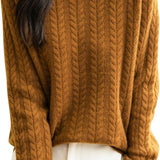 Chanyarn Women's Crew Neck 100% Merino Wool Sweater 2025 Otoño Invierno Cable Vintage Capas de manga larga cálida