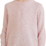 Chanyarn Girls 100% Merino Wool Sweater 2025 Fall Winter Kids Solid Crew Neck Warm Soft Long Sleeve Knit Pullover Jumper