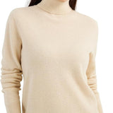 Women's 100% Pure Cashmere Sweater Turtleneck Long Sleeve Warm Soft 2025 Fall Winter Knit Pullover