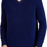 Chanyarn Men's 100% Merino Wool Sweater 2025 Fall Winter Casual V Neck Warm Soft Long Sleeve Knitted Pullover Sweater