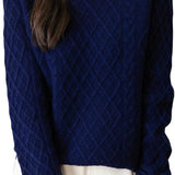 Chanyarn Women's Crew Neck 100% Merino Wool Sweater 2025 Otoño Invierno Clásico Vintage Cable Vintage Cálido de manga larga Sétera de manga larga