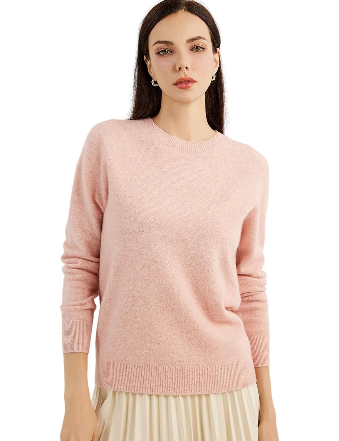 Mongolian Cashmere Crewneck Sweater
