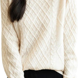 Chanyarn Women's Crew Neck 100% Merino Wool Sweater 2025 Otoño Invierno Clásico Vintage Cable Vintage Cálido de manga larga Sétera de manga larga