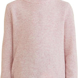 Girls 100% Merino Wool Sweater 2025 Fall Winter Kids Solid Mock Neck Warm Soft Long Sleeve Knit Pullover Jumper
