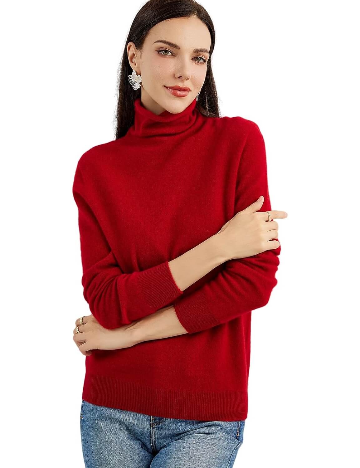 Mongolian Cashmere Turtleneck Sweater