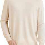 Chanyarn Men's 100% Merino Wool Sweater 2025 Fall Winter Casual Crewneck Warm Soft Long Sleeve Knitted Sweater