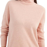 100% Pure Cashmere Women's Sweater Turtleneck Long Sleeve Warm Soft 2025 Fall Winter Knit Pullover
