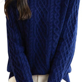 Chanyarn Women's 100% Merino Wool Sweater 2025 Fall Winter Turtleneck Vintage Warm Soft Long Sleeve Cable Knit Sweater
