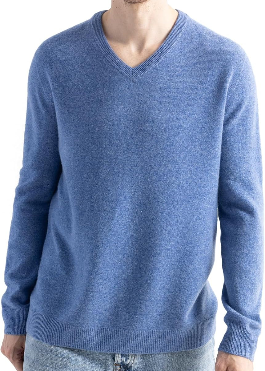 Australian Merino Wool V-Neck Sweater