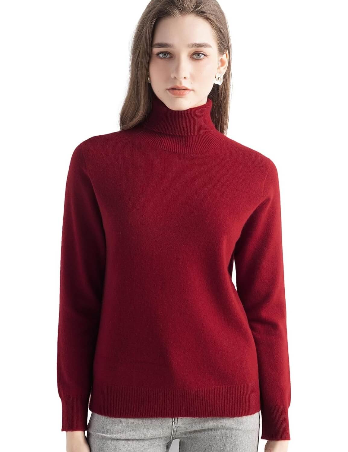 Mongolian Cashmere Turtleneck Sweater
