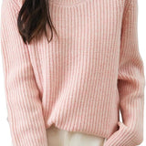 Chanyarn Pull de laine de mérinos de Chanyarn 2025 Automne d'hiver Casual Crewneck Long Sweater en tricot à manches longues à manches longues à manches longues