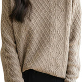 Suéter de lana 100% merino de chanyarn femenino 2025 otoño invierno informal