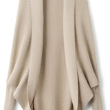 Women's Merino Wool Oversized Cardigan 2025 Fall Winter Open Front Batwing Sleeve Rib Knit Slouchy Cardigan Sweater
