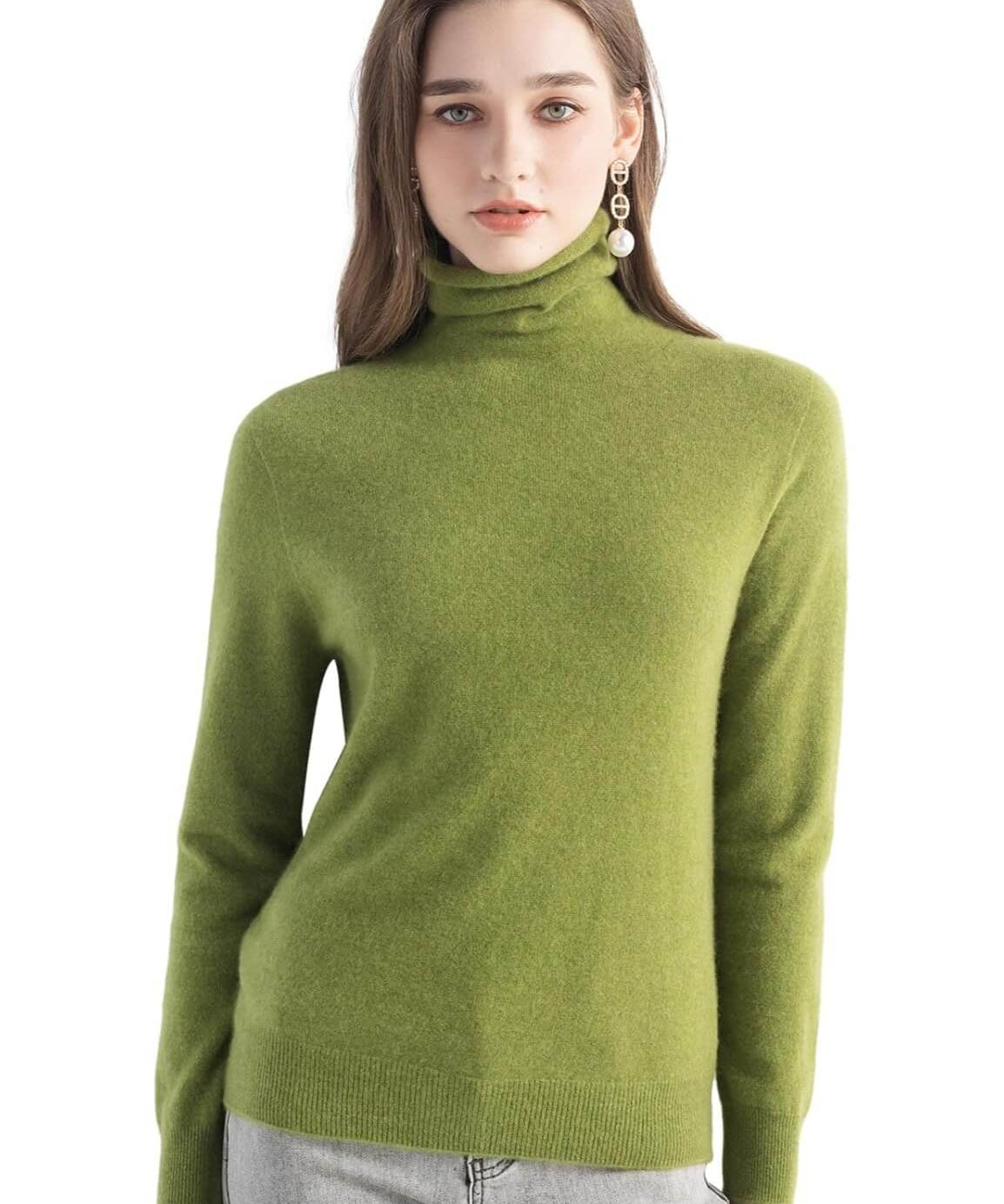 Mongolian Cashmere Turtleneck Sweater