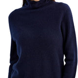100% Pure Cashmere Women's Sweater Turtleneck Long Sleeve Warm Soft 2025 Fall Winter Knit Pullover