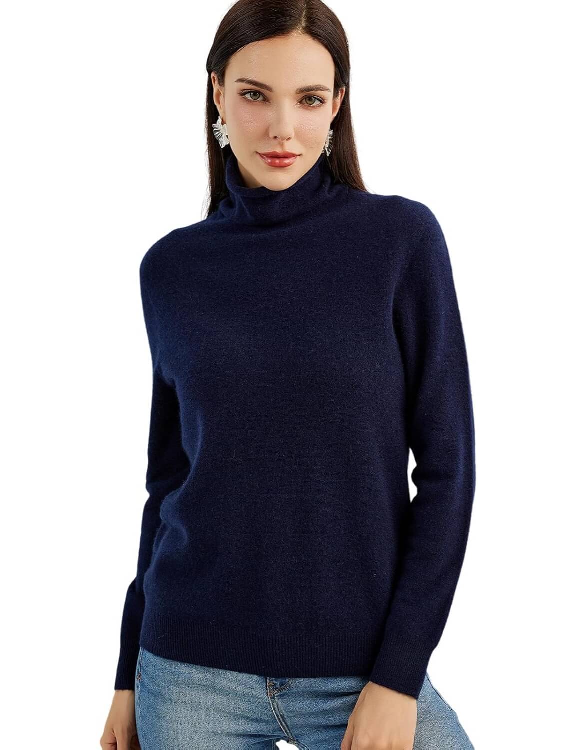 Mongolian Cashmere Turtleneck Sweater
