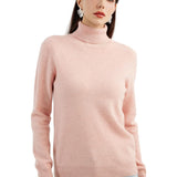 Sweter z golfem z mongolskiego kaszmiru