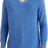 Chanyarn Men's 100% Merino Wool Sweater 2025 Fall Winter Casual V Neck Warm Soft Long Sleeve Knitted Pullover Sweater