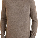 Men's 100% Merino Wool Sweater 2025 Fall Winter Casual Mock Neck Warm Soft Long Sleeve Knitted Sweater