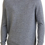 Men's 100% Merino Wool Sweater 2025 Fall Winter Casual Mock Neck Warm Soft Long Sleeve Knitted Sweater