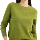 Women's 100% Pure Cashmere Sweater 2025 Fall Winter Crew Neck Long Sleeve Warm Soft Knitted Pullover