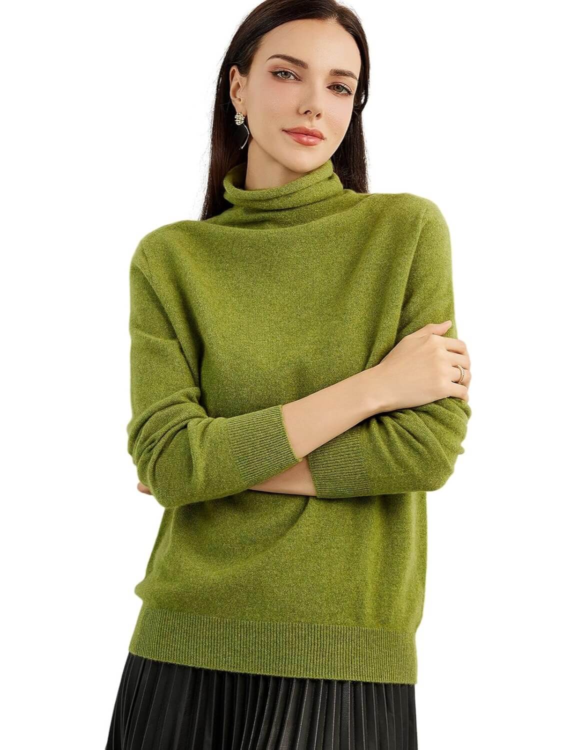 Mongolian Cashmere Turtleneck Sweater