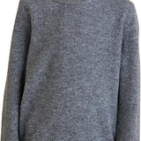 Chanyarn Girls 100% Merino Wool Sweater 2025 Fall Winter Kids Solid Crew Neck Warm Soft Long Sleeve Knit Pullover Jumper
