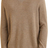 Chanyarn Men's 100% Merino Wool Sweater 2025 Fall Winter Casual V Neck Warm Soft Long Sleeve Knitted Pullover Sweater