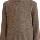 Girls 100% Merino Wool Sweater 2025 Fall Winter Kids Solid Mock Neck Warm Soft Long Sleeve Knit Pullover Jumper