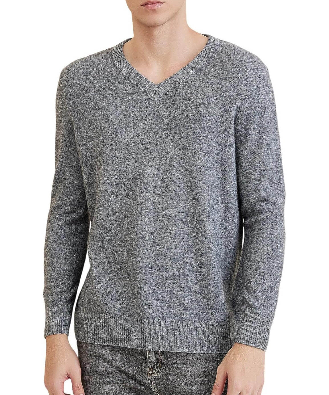 Australian Merino Wool V-Neck Sweater