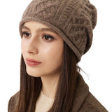 100% Cashmere Unisex Winter Skull Cap