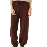30% Cashmere,70% Merino Wool High Waist Sweatpants