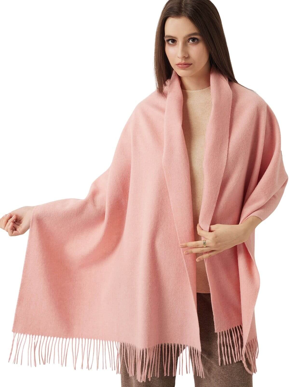 Women's Scarf 100% Merino Wool Knit Wrap Shawl